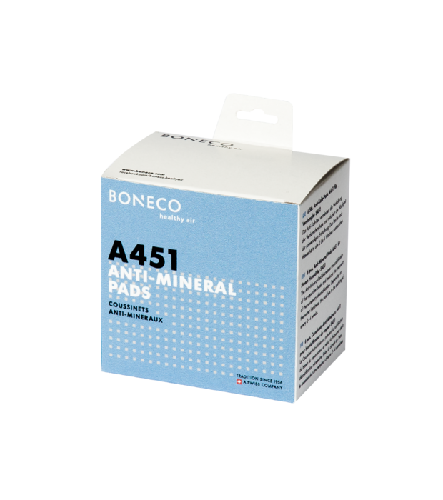 A451 Anti Mineral Pad BONECO Steamer Humidifer S450 packaging 